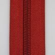 5 mm open-ended zipper with one slider 80 cm / Red 148