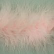 Feather trim / Pale pink