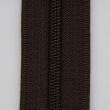 5 mm open-ended zipper with two sliders 50 cm / Dark brown 304