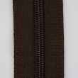5 mm closed-ended zipper with one slider 16 cm / Dark brown 304