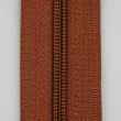 5 mm open-ended zipper with one slider 25 cm / Rust 286