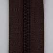 5 mm open-ended zipper with one slider 25 cm / Dark brown 304