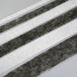 Ribbon of Iron On Interfacing with Thread / Grey 10 mm