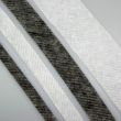 Ribbon of Iron On Interfacing with Diagonal Thread / Grey 15 mm