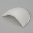 Shoulder pads B10 / covered / white