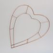 Heart-shaped wire frame / 31 cm