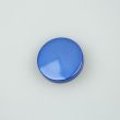 Round mother of pearl button / 27 mm / Blue