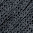 Cotton lace / 13 mm / Dark grey