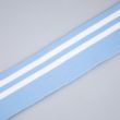 Striped ribbing 6 cm / Sky Blue White
