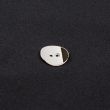 Metal button / Silver shiny / 25 mm