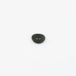 Metal button / Black shiny / 18 mm