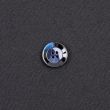 Plastic button / Navy / 25 mm