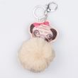 Keychain-decoration made of fake fur / Doggy