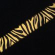 Decorative ribbon with printed animal pattern / Golden / Tiger
