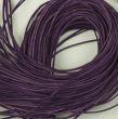 Leather ribbon / Violet
