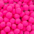 Acrylic pom-poms set 6 mm / Bright pink