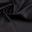 Plain polyester Crepe Satin / 2 Black