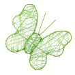 Decoration / Wire butterfly / Green