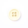 Button / Matte / 18 mm / Cream