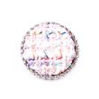 Fabric covered button / 40 mm