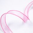 Organza ribbon 25 mm / Pink