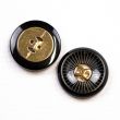 Buttons 18 mm / Gold-black