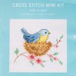 Cross Stitch Kit / Bird in nest