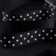 Grossgrain ribbon Spots / Black