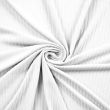 Rib fabric / White