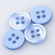 Plastic button / 11 mm / Light blue