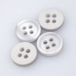 Plastic button / 11 mm / Grey
