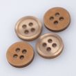 Plastic button / 11 mm / Bronze