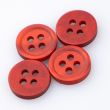 Plastic button / 11 mm / Dark red