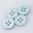 Plastic button / 11 mm / Grayish blue