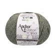 Yarn Anchor Cotton ´n´ Wool 50 g / 00218 Serpentine