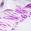 Mesh ribbon with Sequins 80 mm / Lilac-Pink