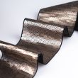 Mesh ribbon with Sequins 80 mm / Black-Bronze