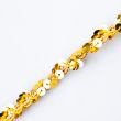 Ric Rac Trim with Sequins 10 mm / Gold
