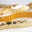 Net Trim with Sequins 20 mm / Gold