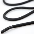 Cord with rubber ends 8 mm 130 cm / Black