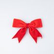 Velvet bow ribbon / Red