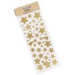 Glitter stickers / Star / Gold