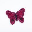 Iron-on motif / Butterfly / Medium Simple / Wine