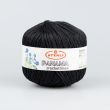 Linen crochet yarn Stenli Panama 50 g / 6 Black