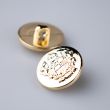 Shank button With coat of arms 21 mm / Gold