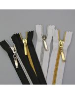 5 mm decorative zipper / 4 colors / 10 lengths