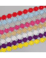 Big flower ribbon / Different shades