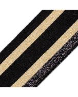 Ribbing / Black with a golden stripe