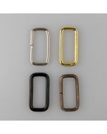 Metal ring Square 20 mm / Different shades