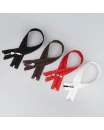 5 mm Zipper S5 open-ended with decorativ slide 40 cm / Different shades